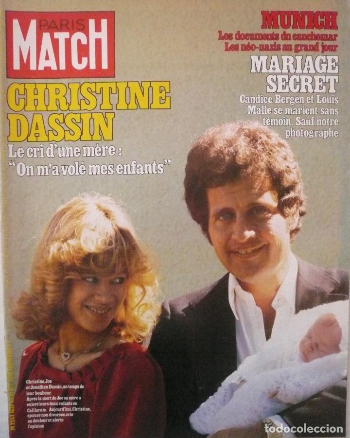 Collection Magazines and Newspapers: PARIS MATCH / 10 OCTUBRE 1980 / PORTADA: CHRISTINE DASSIN