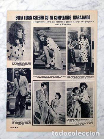 Coleccionismo de Revistas y Peri&oacute;dicos: REPORTAJE - SOF&Iacute;A LOREN - 1974