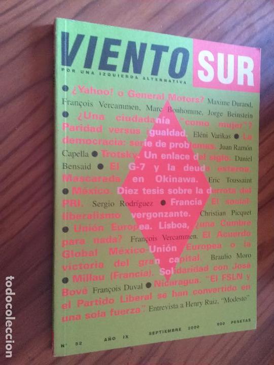 Collectionnisme de Revues et Journaux: VIENTO SUR 52. POR UNA IZQUIERDA ALTERNATIVA. VARIOS AUTORES. R&Uacute;STICA. BUEN ESTADO. caj 58