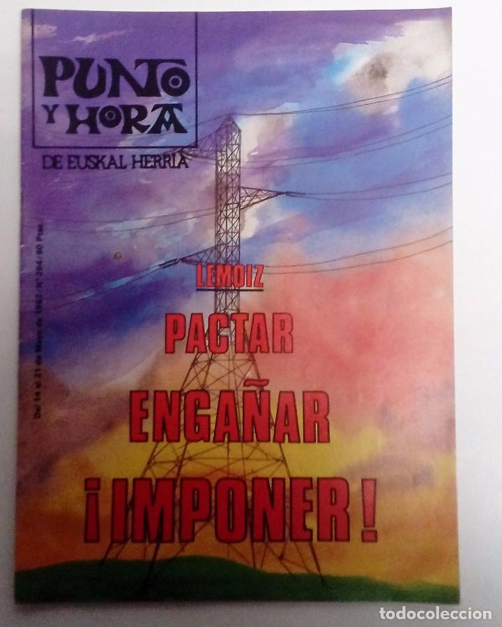 Coleccionismo de revistas y peri&oacute;dicos: PUNTO Y HORA N&ordm; 264 (1982) CENTRAL DE LEMOIZ/MALVINAS/RASTRO Y MALASA&Ntilde;A/RAMIRO PINILLA