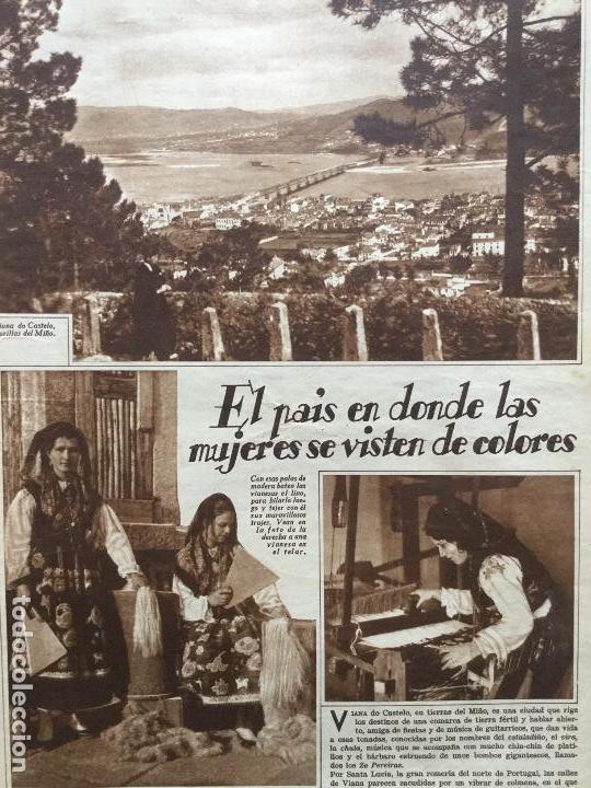 Sammeln von Zeitschriften und Zeitungen: VIANA DE CASTELO.TRAJES LINO. TRAJES TIPICOS REVISTA A&Ntilde;O 1933
