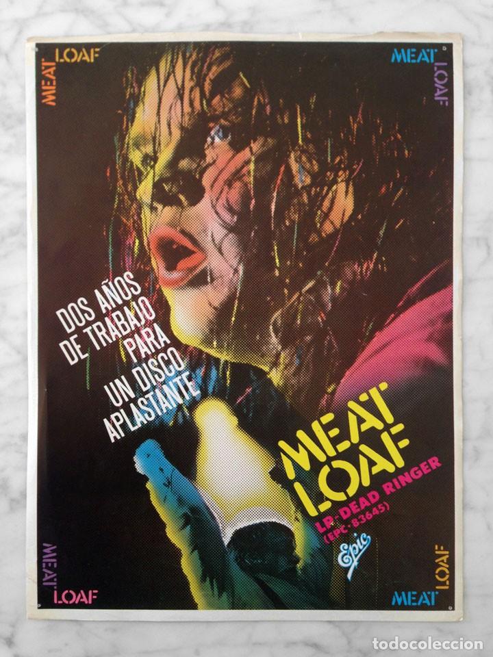 Coleccionismo de revistas y peri&oacute;dicos: P&Oacute;STER - MEAT LOAF - DEAD RINGER - EPIC - 1981