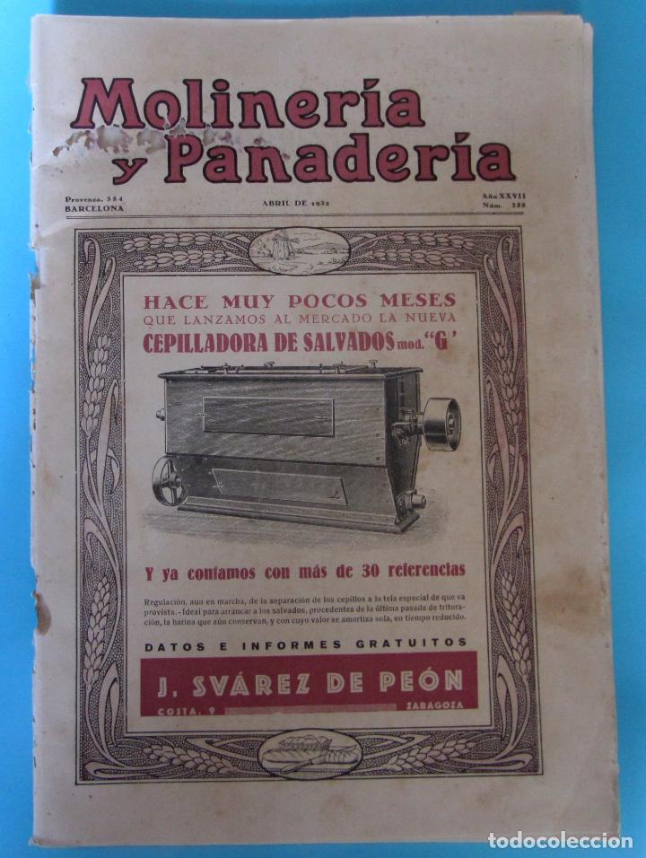 Sammeln von Zeitschriften und Zeitungen: MOLINER&Iacute;A Y PANADER&Iacute;A. ABRIL DE 1932. A&Ntilde;O XXVIII. N&Uacute;M 355.