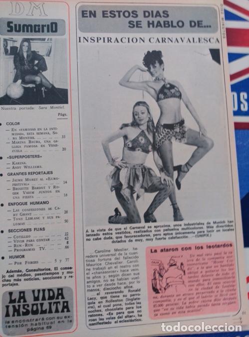 Coleccionismo de revistas y peri&oacute;dicos: SARA MONTIEL