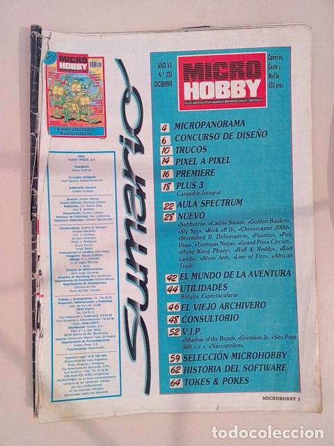 Coleccionismo de Revistas y Peri&oacute;dicos: MICROHOBBY 205 + CINTA 32