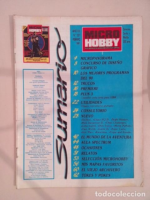 Coleccionismo de Revistas y Peri&oacute;dicos: MICROHOBBY 207 + CINTA 34