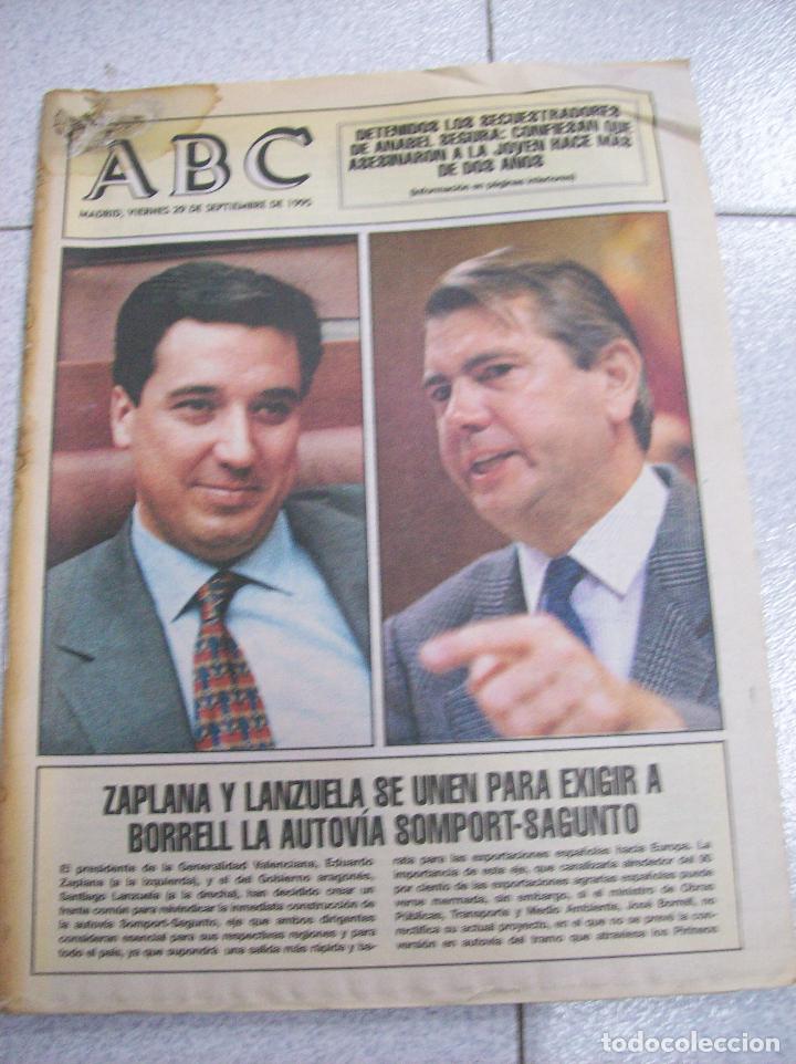 Coleccionismo de Revistas y Peri&oacute;dicos: ABC 29 SEPTIEMBRE 1995