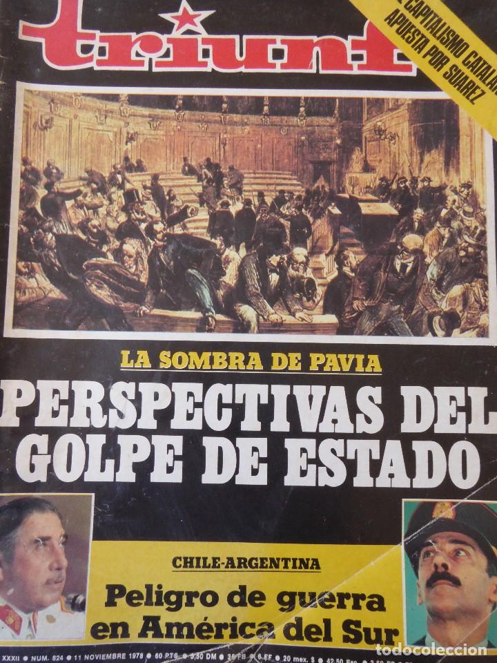 Coleccionismo de Revistas y Peri&oacute;dicos: TRIUNFO N&ordm; 824. 11 NOVIEMBRE 1978