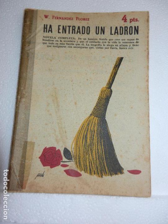 Coleccionismo de revistas y peri&oacute;dicos: NOVELAS Y CUENTOS. HA ENTRADO UN LADR&Oacute;N. W FERNANDEZ FLOREZ A&Ntilde;O XXIV N. 1078 ENERO 1952.