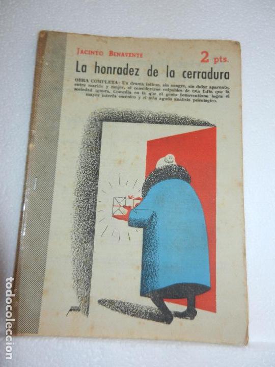 Coleccionismo de Revistas y Peri&oacute;dicos: NOVELAS Y CUENTOS. LA HONRADEZ DE LA CERRADURA. JACINTO BENAVENTE A&Ntilde;O XXVII N. 1255 MAYO 1955.