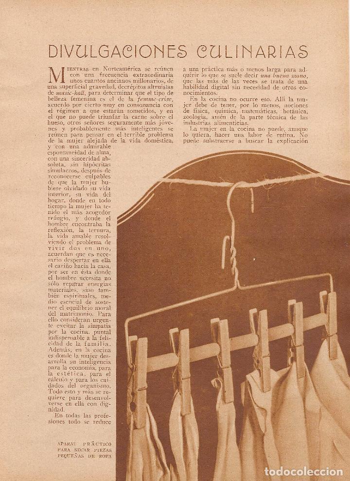 Collezionismo di Riviste e Giornali: * COCINA * Divulgaciones culinarias / Gonzalo Abello -1936