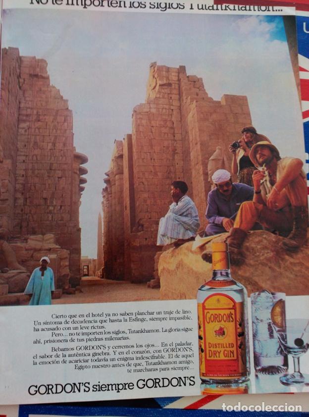 Coleccionismo de revistas y peri&oacute;dicos: ANUNCIO GIN GINEBRA GORDONS