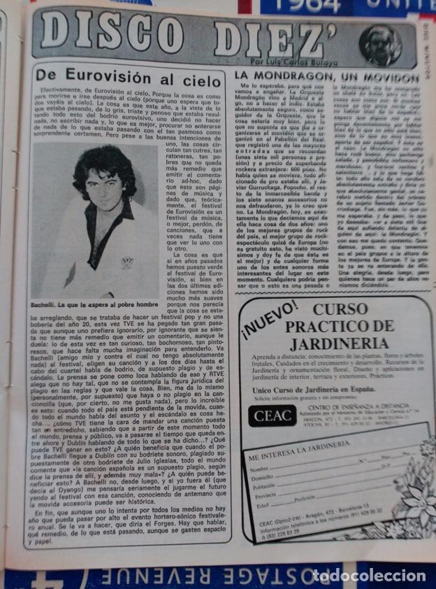 Coleccionismo de Revistas y Peri&oacute;dicos: EUROVISION BACCHELLI BACHELLI