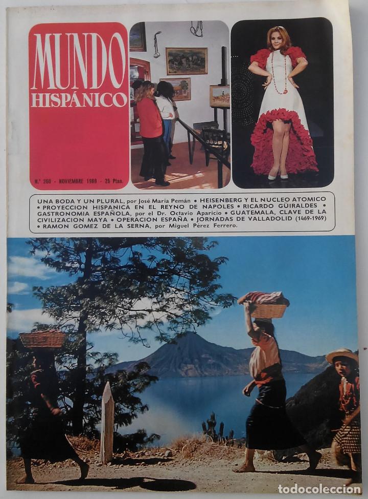 Coleccionismo de Revistas y Peri&oacute;dicos: Mundo Hisp&aacute;nico, n&ordm; 260, noviembre de 1969. Carmen sevilla. Palito Ortega