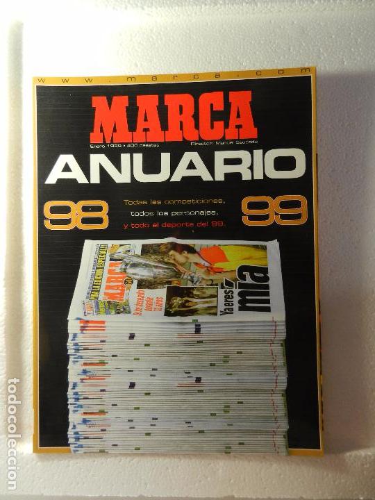Coleccionismo de revistas y peri&oacute;dicos: ANUARIO MARCA A&Ntilde;OS 98/99. ENERO DE 1999. ATLETISMO , CICLISMO, BALONCESTO, F&Uacute;TBOL.