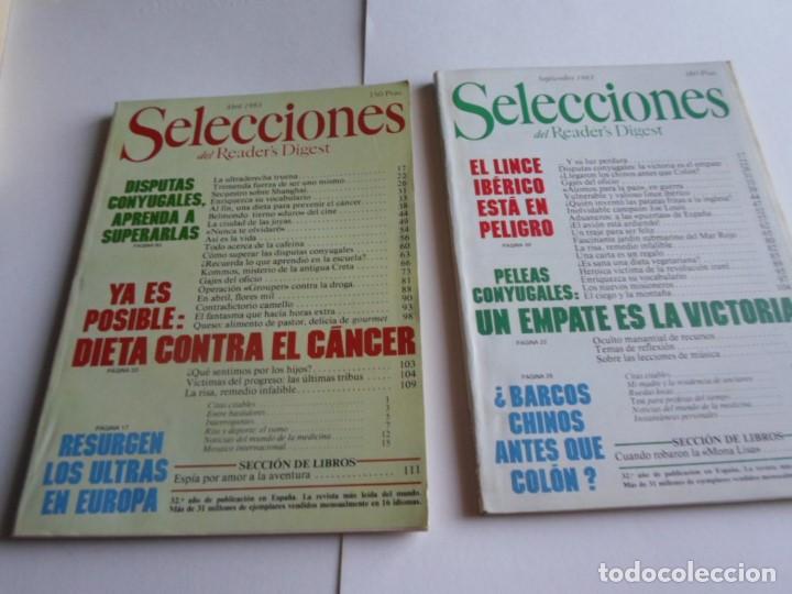Coleccionismo de Revistas y Periódicos: REVISTA SELECCIONES DEL READER´S DIGEST - AÑO 1983 COMPLETO - Foto 6 - 85545324