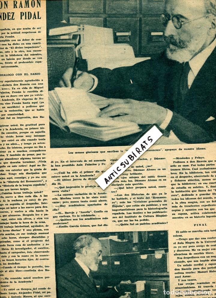 Coleccionismo de Revistas y Peri&oacute;dicos: 1948 MENENDEZ PIDAL OPERACION A UN PERRO MANOLETE EN MEXICO ARRUZA MANUEL FERNANDEZ PIEDRAS BLANCAS