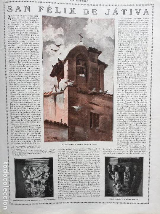 Sammeln von Zeitschriften und Zeitungen: SAN F&Eacute;LIX DE J&Aacute;TIVA.RICARDO VERDUGO LANDI.REVISTA A&Ntilde;O 1923