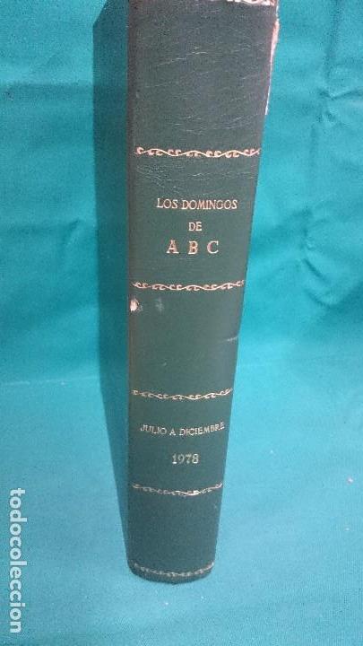 Coleccionismo de Revistas y Peri&oacute;dicos: TOMO SUPLEMENTO ABC 1978,JULIO A DICIEMBRE