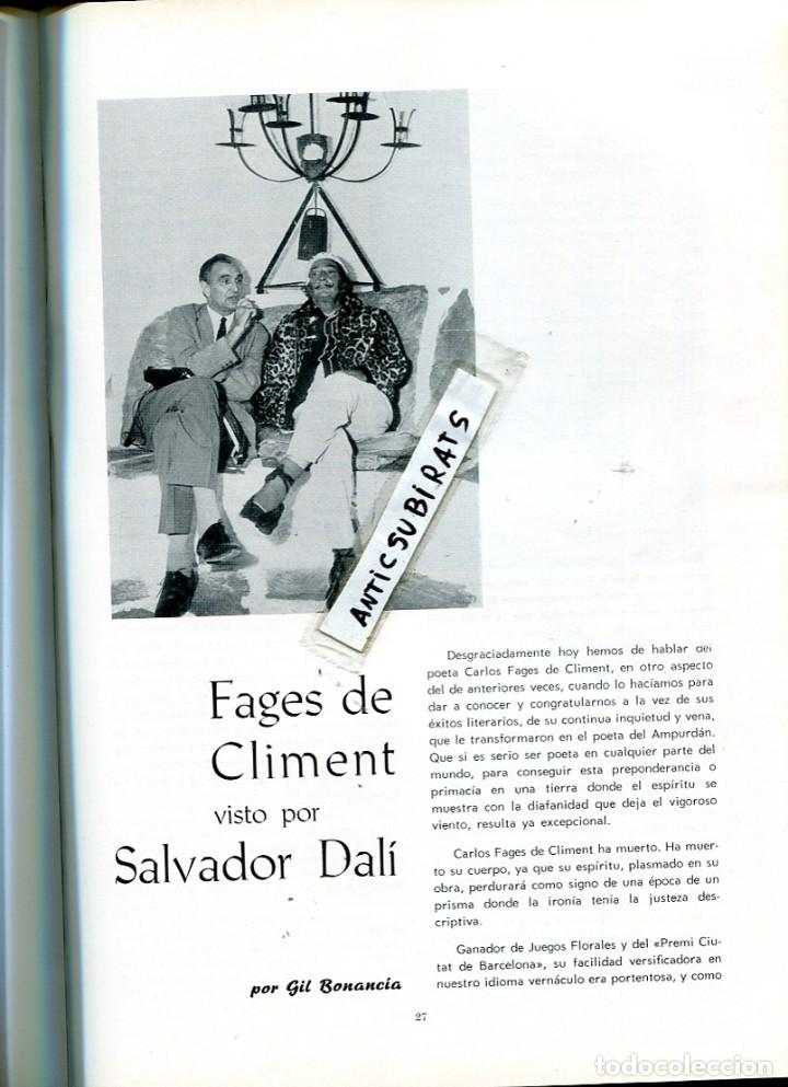 Collection Magazines and Newspapers: REVISTA 1968 RAFAEL GRIERA JOSE MARTINEZ NOGUERA LUIS TORNER CLIMENT FAGES DE CLIMENT SALVADOR DALI