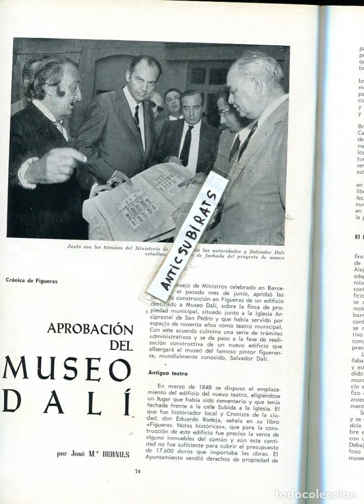 Collectionnisme de Revues et Journaux: REVISTA 1970 MOSAICOS ROMANOS EN SARRIA DE DALT APROBACION DEL MUSEO SALVADOR DALI