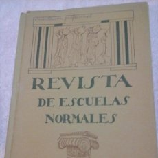 Coleccionismo de Revistas y Periódicos: REVISTA DE ESCUELAS NORMALES SEPT.-OCTUBRE 1926 N. 37 Y 38 GUADALAJARA PEDAGOGÍA EDUCACIÓN FERRIERE. Lote 86069344