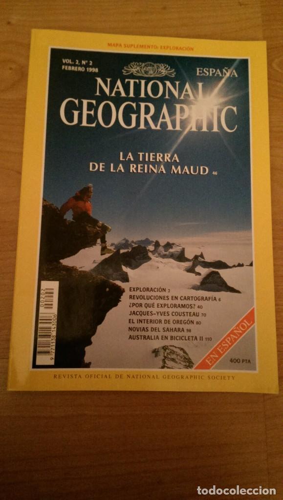 Sammeln von Zeitschriften und Zeitungen: REVISTA NATIONAL GEOGRAPHIC FEBRERO 1998: LA TIERRA DE LA REINA MAUD