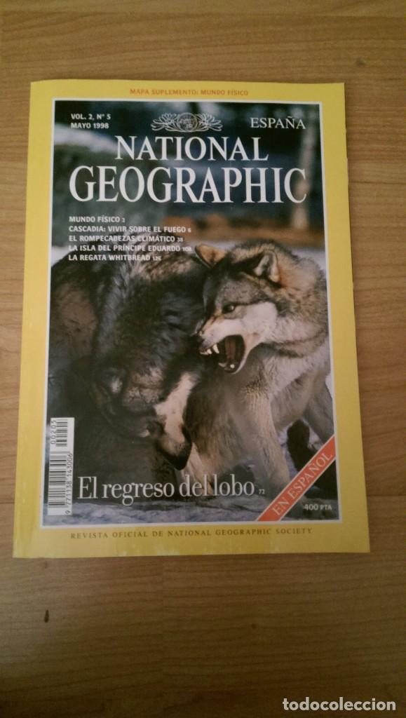Sammeln von Zeitschriften und Zeitungen: REVISTA NATIONAL GEOGRAPHIC MAYO 1998: EL REGRESO DEL LOBO