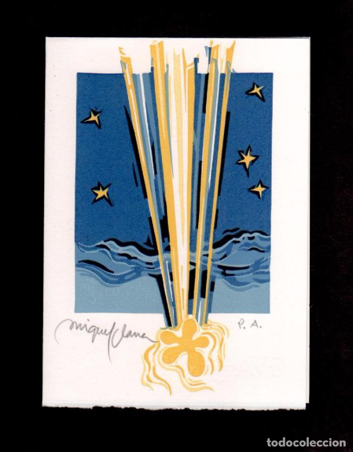 Coleccionismo de Revistas y Peri&oacute;dicos: C2-2-1 MIQUEL PLANA - 2002 Lin&ograve;leum a la planxa perduda Firmado en lapiz por el artista. N&ordm; P.A. = E