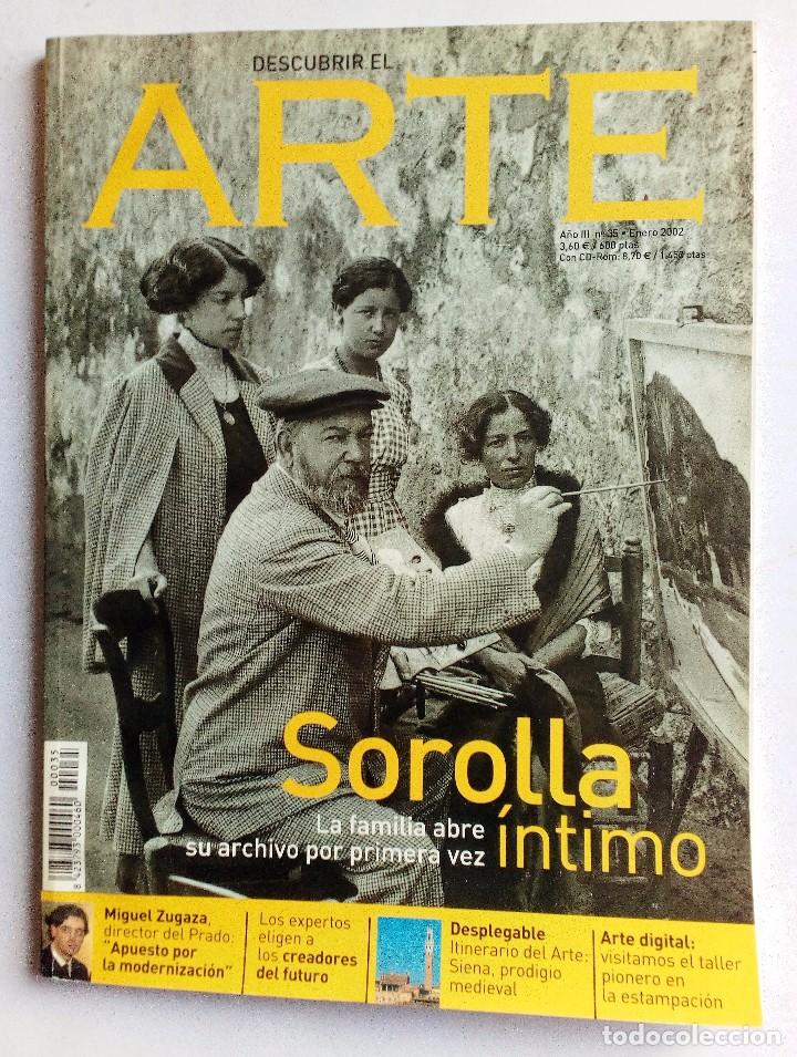 Collection Magazines and Newspapers: DESCUBRIR EL ARTE N&ordm; 35 (2002) SOROLLA &Iacute;NTIMO-DESPLEGABLE ITINERARIO DEL ARTE-ARTE DIGITAL