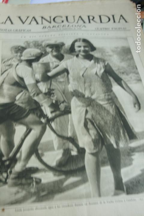 Coleccionismo de revistas y peri&oacute;dicos: LA VANGUARDIA 1930  CICLISMO  TREMP  SAN SEBASTIAN  INGLATERRA