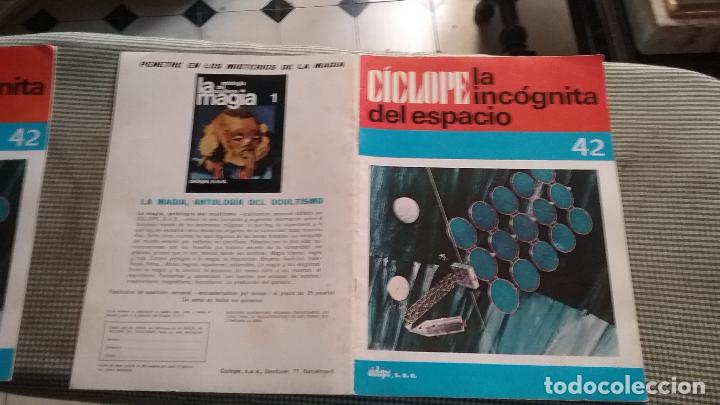 Coleccionismo de revistas y peri&oacute;dicos: fasciculo ciclope la incognita del espacio, n 42 - capitulo 13 la prolongacion biologica de la vida