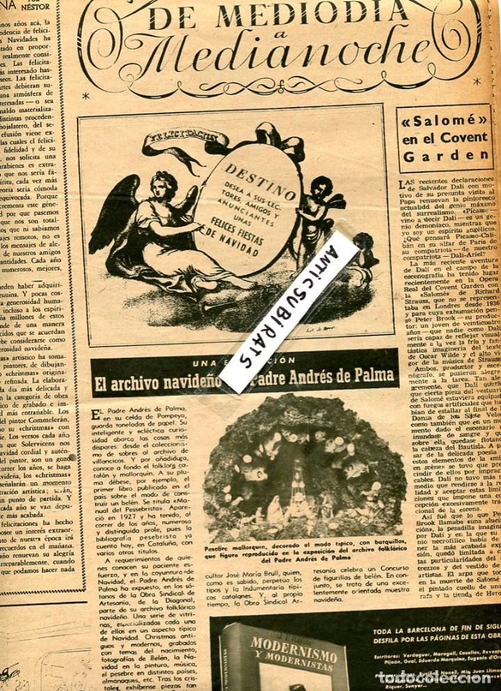 Collectionnisme de Revues et Journaux: REVISTA 1949 TATUTAJES SALVADOR DALI PRESENTA SALOME EN EL COVENT GARDEN