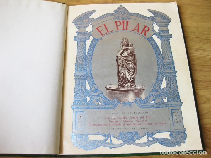 Coleccionismo de revistas y peri&oacute;dicos: N&Uacute;MERO EXTRAORDINARIO DE LA REVISTA EL PILAR - A&Ntilde;O LXX N&Uacute;MERO 3681 DE OCTUBRE DE 1954