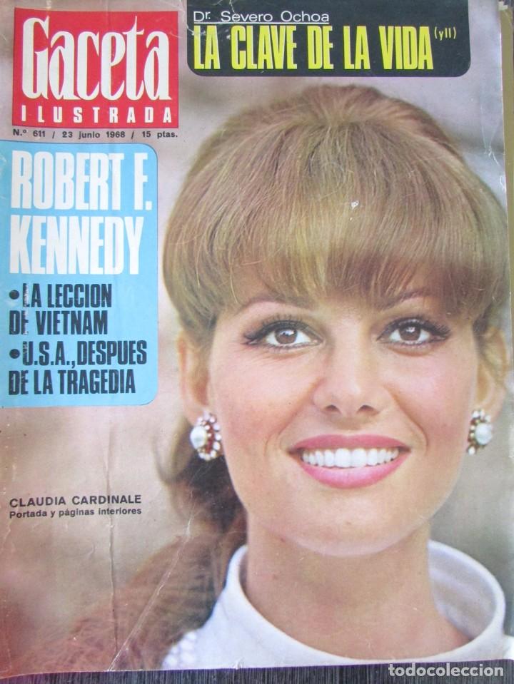 Gaceta Ilustrada 611 1968 Claudia Cardinale Oc Comprar Otras Revistas Y Periódicos Modernos