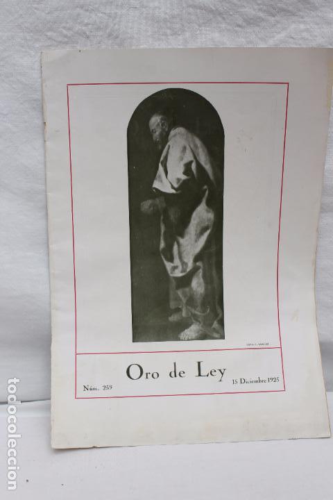 Collection Magazines and Newspapers: REVISTA ILUSTRADA ORO DE LEY N&ordm; 259, VALENCIA, OCTUBRE 1925