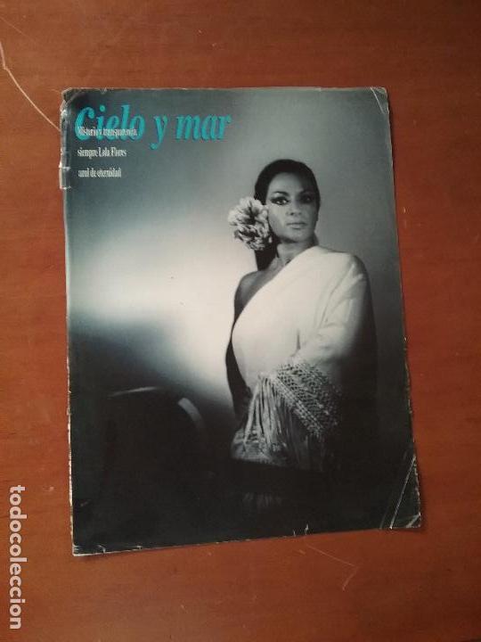 Coleccionismo de revistas y peri&oacute;dicos: recorte revista hoja - lola flores