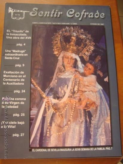 Coleccionismo de Revistas y Peri&oacute;dicos: revista semana santa sentir cofrade enero 2007 virgen cristo