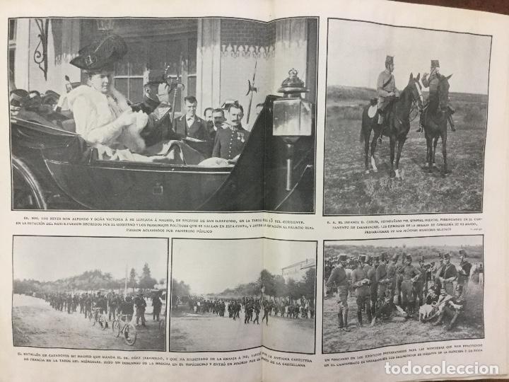 Coleccionismo de revistas y peri&oacute;dicos: BATALL&Oacute;N CAZADORES MADRID REGIMIENTOS HUSARES PAVIA Y DE LA PRINCESA ALCALA DE HENARES  A&Ntilde;O 1906