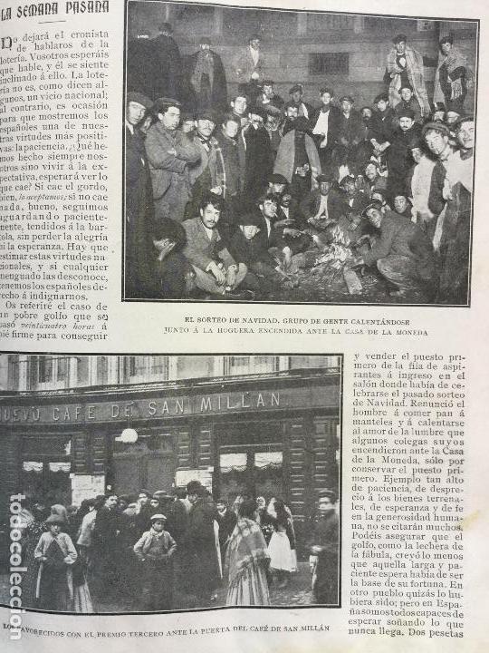 Collectionnisme de Revues et Journaux: LOTER&Iacute;A NACIONAL A&Ntilde;O 1905.HOJA REVISTA A&Ntilde;O 1905
