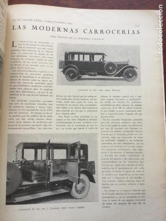 Coleccionismo de revistas y peri&oacute;dicos: CARROCER&Iacute;AS COCHES .J.FORCADA BALTASAR LIOL CARROCERO.REVISTA A&Ntilde;O 1923