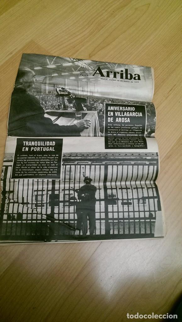 Sammeln von Zeitschriften und Zeitungen: DIARIO &laquo;ARRIBA&raquo; 19 DE MARZO DE 1974