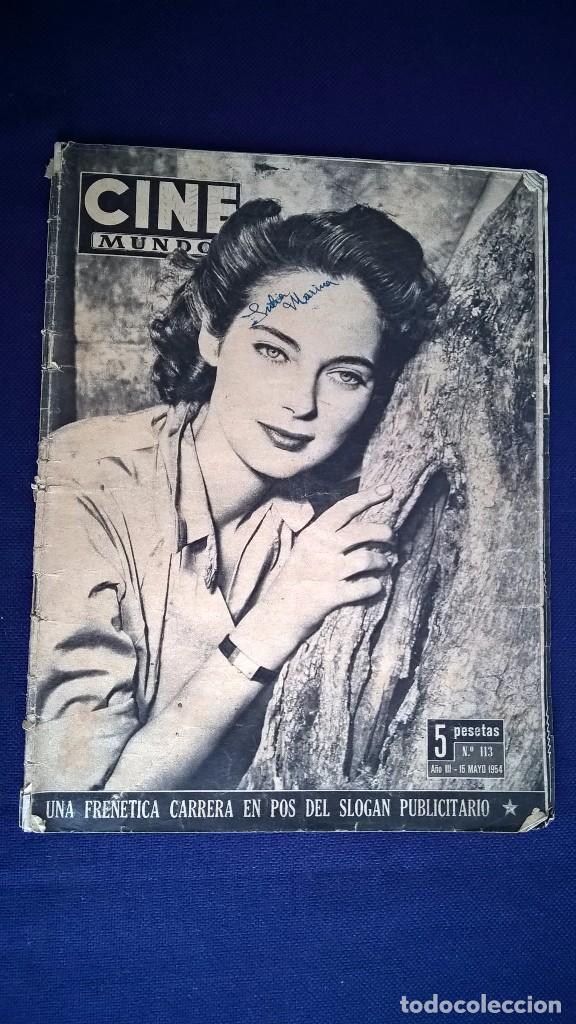 Collection Magazines and Newspapers: REVISTA CINE MUNDO N&ordm; 113 A&Ntilde;O 1954