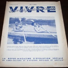 Coleccionismo de Revistas y Periódicos: REVISTA NATURISTA - VIVRE - 1-ABRIL-1933 - Nº 138 - EN FRANCÉS. Lote 87281176