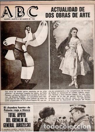 Coleccionismo de revistas y peri&oacute;dicos: ABC, 2 de marzo de 1982