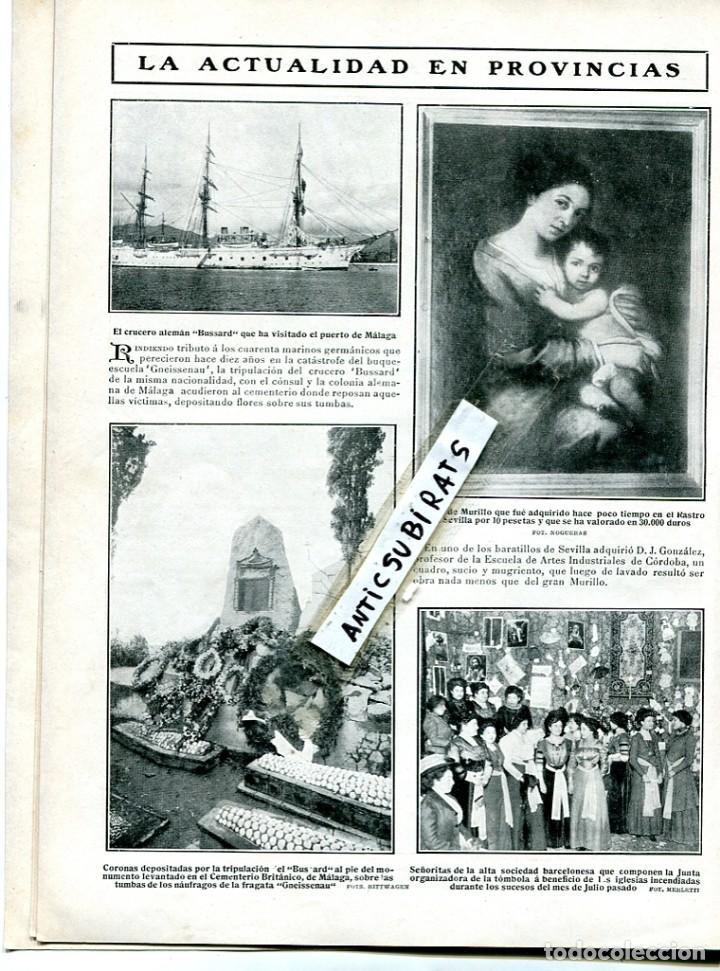 Collectionnisme de Revues et Journaux: REVISTA 1910 CUADRO DE MURILLO COMPRADO EN EL RASTRO DE SEVILLA POR 10 PESETAS VALORADO EN  150 000