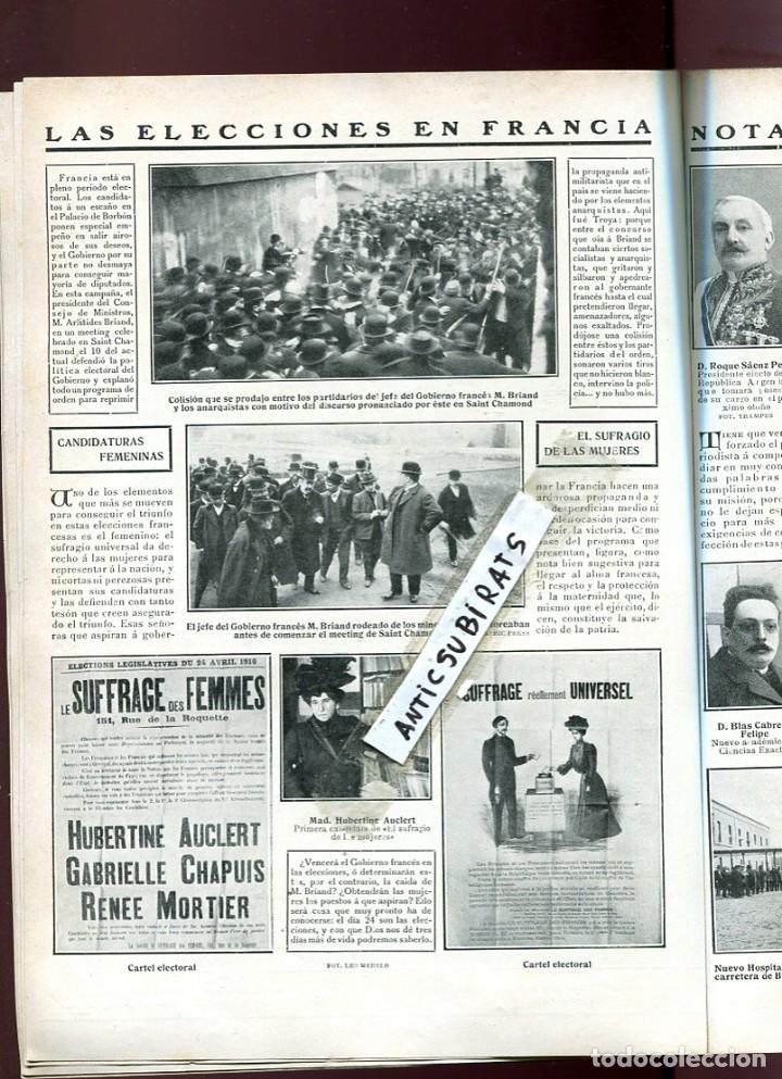 Collection Magazines and Newspapers: REVISTA 1910 BEISBOL EN BARCELONA IRIS FE SUFRAGISTAS SUFRAGIO UNIVERSAL HOSPITAL MILITAR DE LOGRO&Ntilde;O