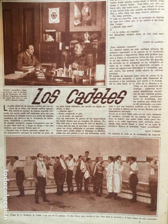 Coleccionismo de revistas y peri&oacute;dicos: LOS CADETES DE LA ACADEMIA DE ARTILLER&Iacute;A E INGENIEROS.TOLEDO SEGOVIA.REVISTA A&Ntilde;O  1933