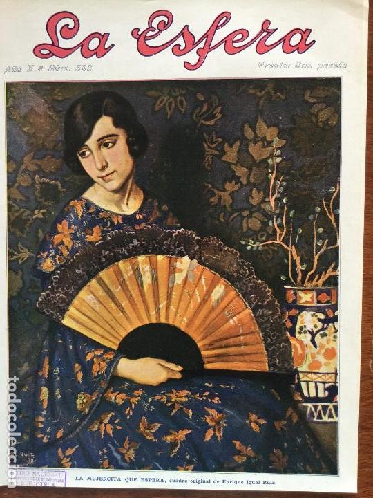 Coleccionismo de revistas y peri&oacute;dicos: LA ESFERA REVISTA A&Ntilde;O X N&Uacute;MERO 503 AGOSTO 1923