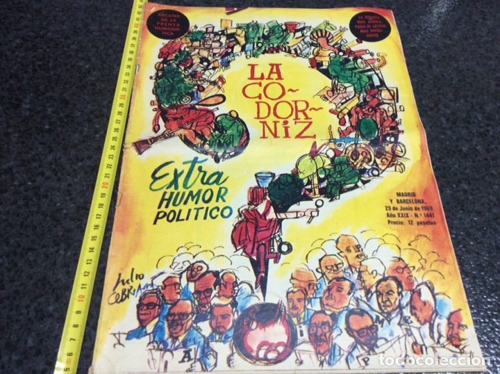 Coleccionismo de Revistas y Peri&oacute;dicos: LA CODORNIZ 1441 EXTRA HUMOR POLITICO ( HUMOR )